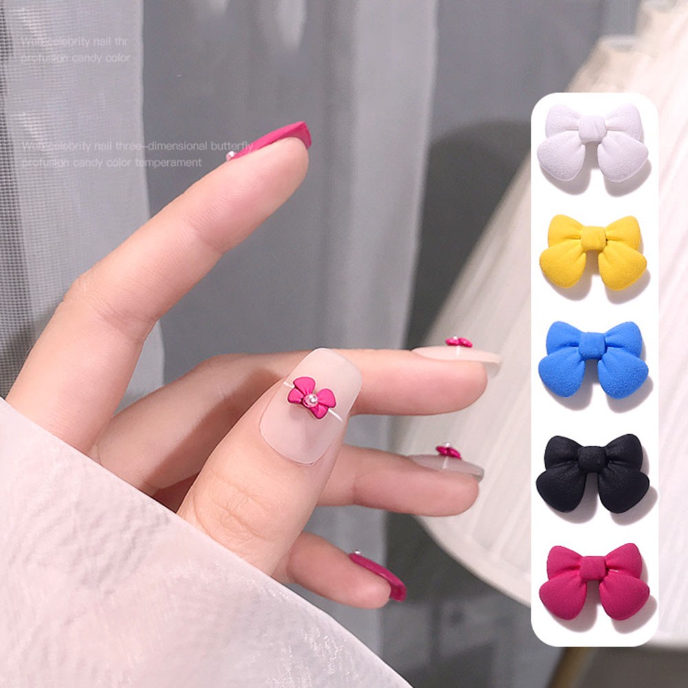[Hàng mới về] Nơ trang trí móng tay nghệ thuật 3D xinh xắn