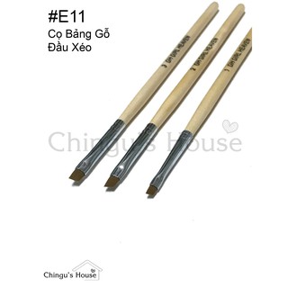 Cọ Bản Xéo Cán Gỗ - Size 01, 02, 03