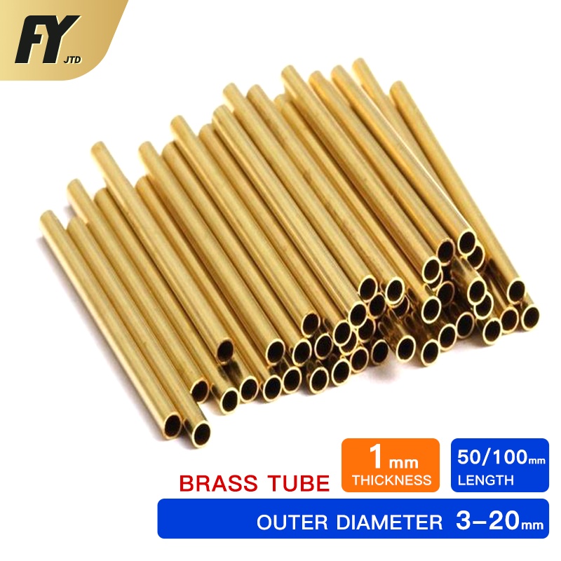 Ống Đồng 5 6 7 8 9 10mm Dài 5cm 5cm 10cm Dày 50mm Dùng Cắt Mô Hình Đồ Chơi DIY