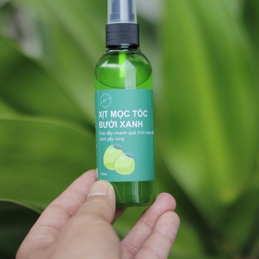 Xịt Tinh Dầu Bưởi Xanh Kích Thích Mọc Tóc Ngăn Rụng Tóc 100ML.Xịt mọc tóc bưởi xanh.