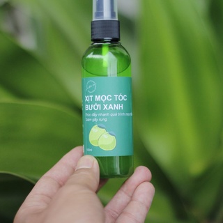 Tinh dầu Bưởi Xanh ngăn rụng tóc và kích thích mọc tóc - Xịt bưởi, xịt mọc tóc bưởi xanh