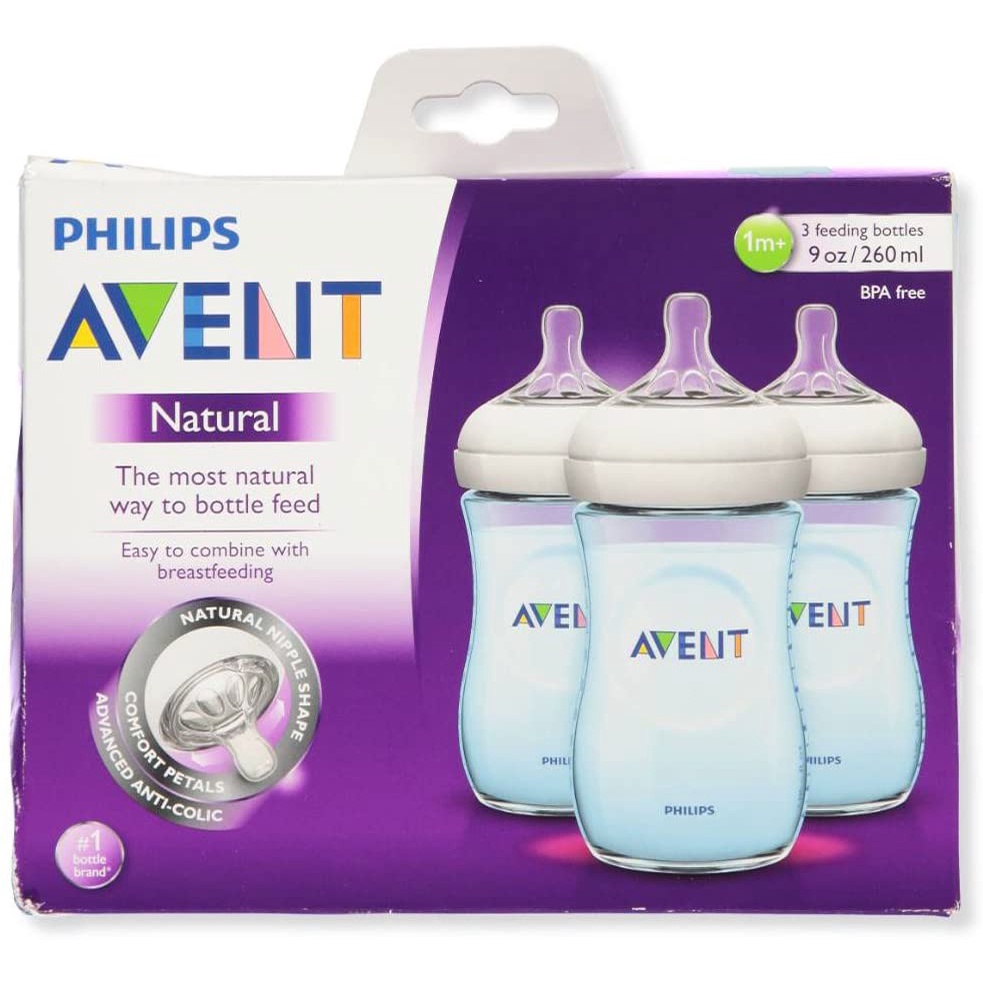 Bình sữa Avent Natural 260ml set 3 BS101