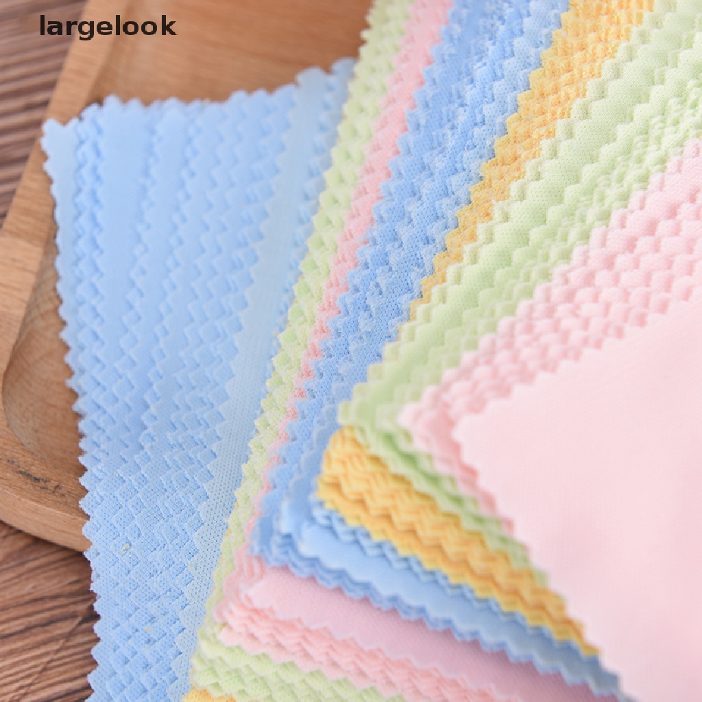 Bộ 10 khăn lau kính / màn hình điện thoại / camera bằng sợi microfiber