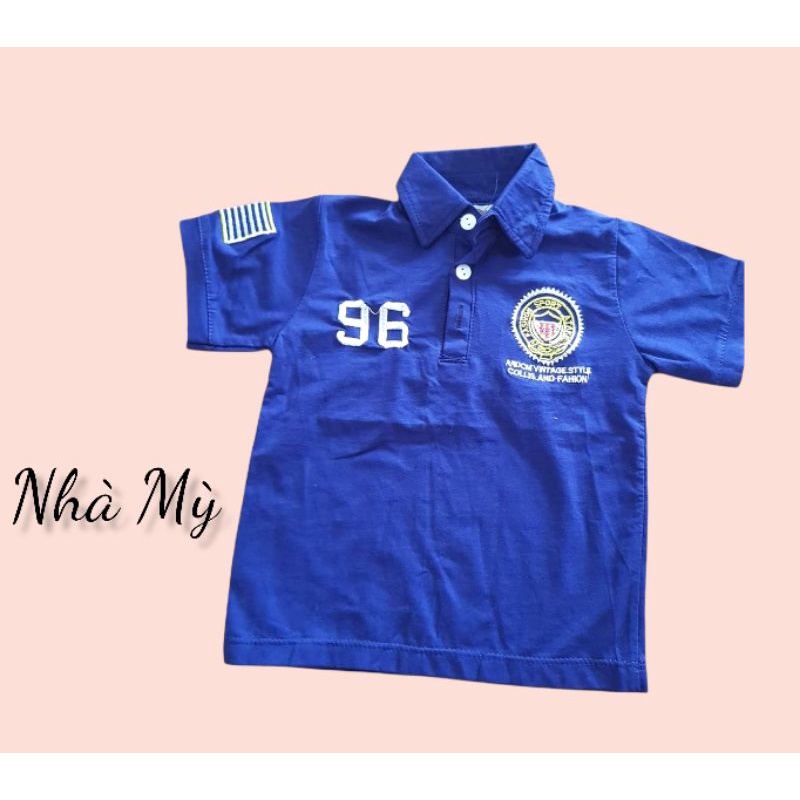 (7-10kg) Áo polo 96 chất thun cotton cho bé trai