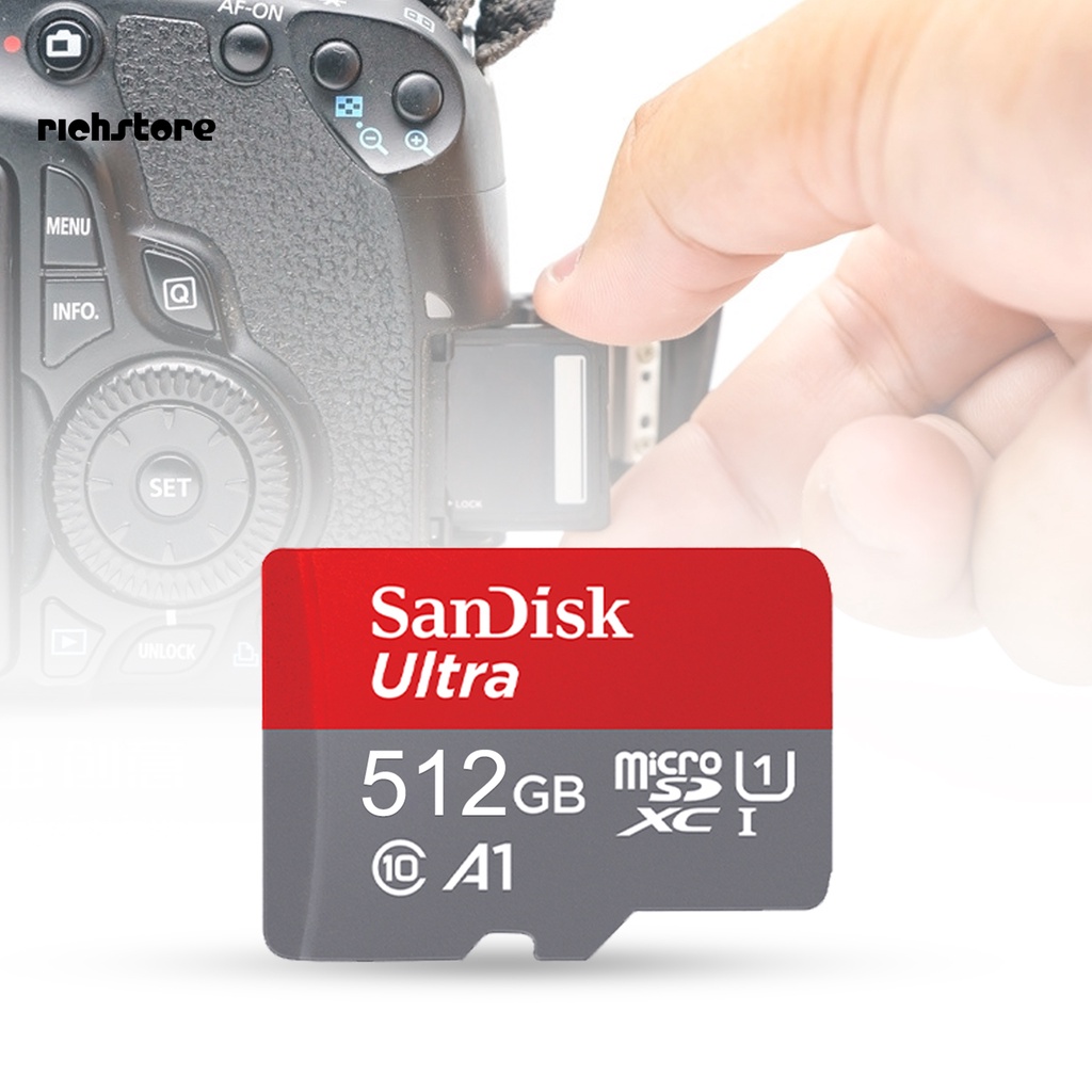 SANDISK Thẻ Nhớ Siêu Mỏng Chống Nước Chống Từ Tính 64GB / 128GB / 256GB / 512GB TF / SD Cho Máy Ảnh | BigBuy360 - bigbuy360.vn