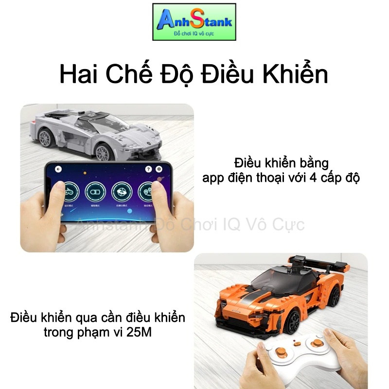 Mô hình technic lập trình điều khiển từ xa  Cada C51075W 295 chi tiết tương thích 9686 Siêu Xe Blaze Car BH 1:1