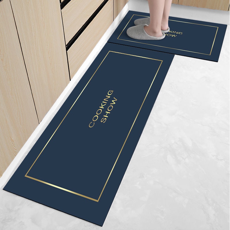 Thảm Lót Sàn Nhà Bếp Chất Liệu Mềm Mại Thấm Hút Dầu Chống Mòn Cao Cấp