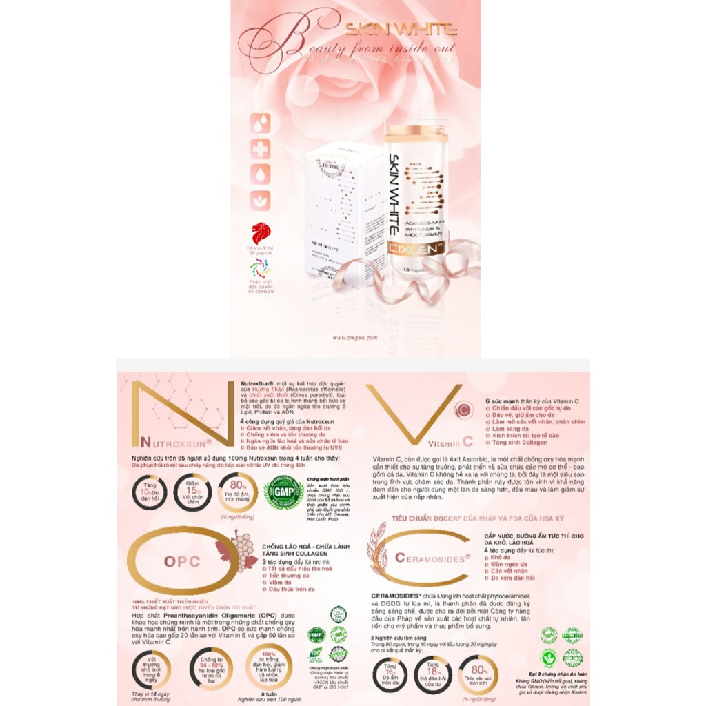 Thực Phẩm Hỗ Trợ Làm Đẹp Da Skin White | BigBuy360 - bigbuy360.vn