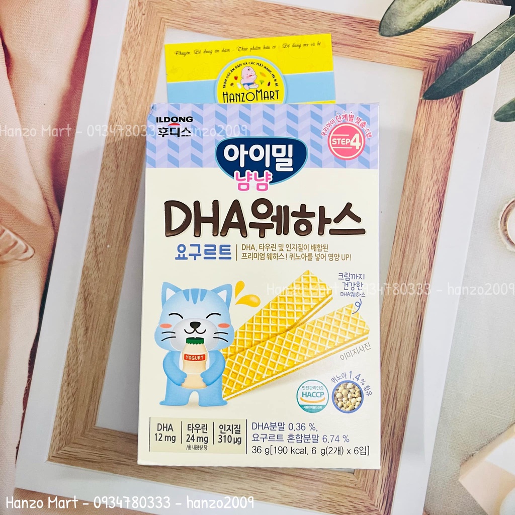 Bánh Ăn Dặm cho bé xốp ildong Hàn Quốc cho bé 7m+