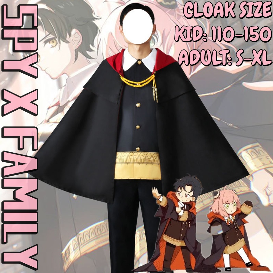 Spy X Family áo choàng Trang Phục Hóa Trang Nhân Vật Anya Forger Damian Desmond Trong Phim Hoạt Hình