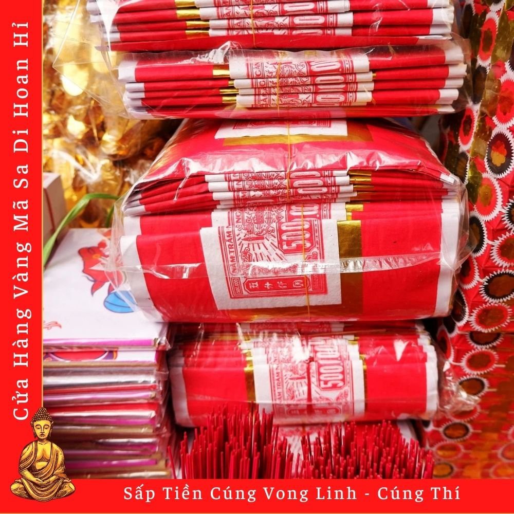 Xấp Tiền Cúng Vong Linh - Cúng Thí (Cửa Hàng Nhang Đèn Vàng Mã Chú Sa Di Hoan Hỉ)