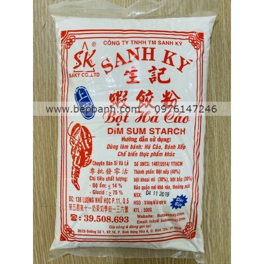 Bột há cảo đặc biệt Sanh Ký 500gr