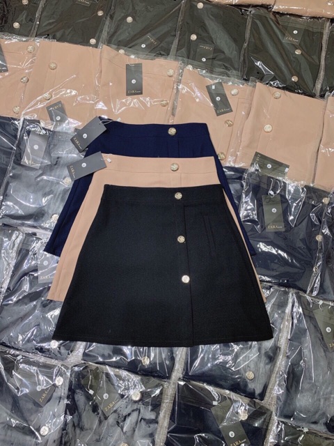 Chân váy A chéo cúc dành cho nữ | BigBuy360 - bigbuy360.vn