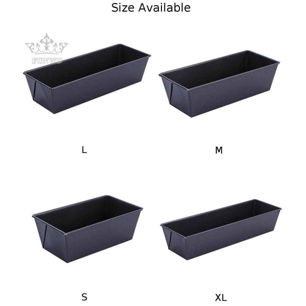 Baking Rectangular Mould Non-stick Bread Pan Tray Solid Color