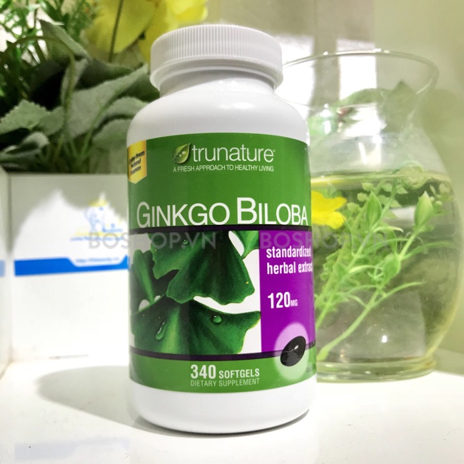 Viên Uống Bổ Não Trunature Ginkgo Biloba 120mg 340 Viên