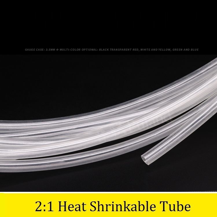 10M Ống Co Nhiệt Polyolefin 2:1 Đường Kính 3.5mm 4mm 4.5mm 5mm 5.5mm 6mm Tay áo bọc dây cách điện Bộ bảo vệ dây bọc Tự sửa chữa đầu nối