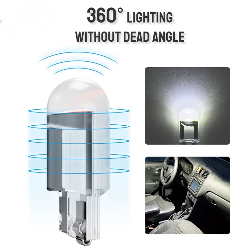 Bóng Đèn LED T10 W5W 168 2825 COB Chất Lượng Cao Dành Cho Xe Hơi