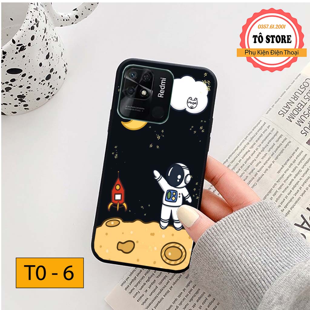 Ốp lưng Xiaomi Redmi 10C / Redmi 10A Phi hành gia vũ trụ ngân hà cá tính, trẻ trung, chất liệu in UV chống trầy xước