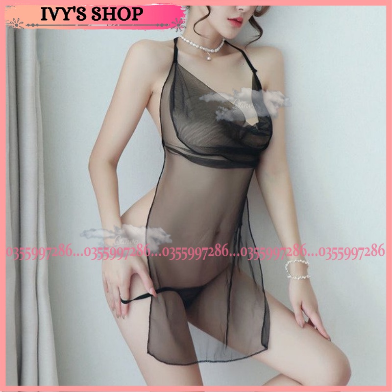 Yếm Ngủ Sexy Nữ Xuyên Thấu Sexy Chất Voan Mỏng - TDVT - Ivyshop Official | BigBuy360 - bigbuy360.vn