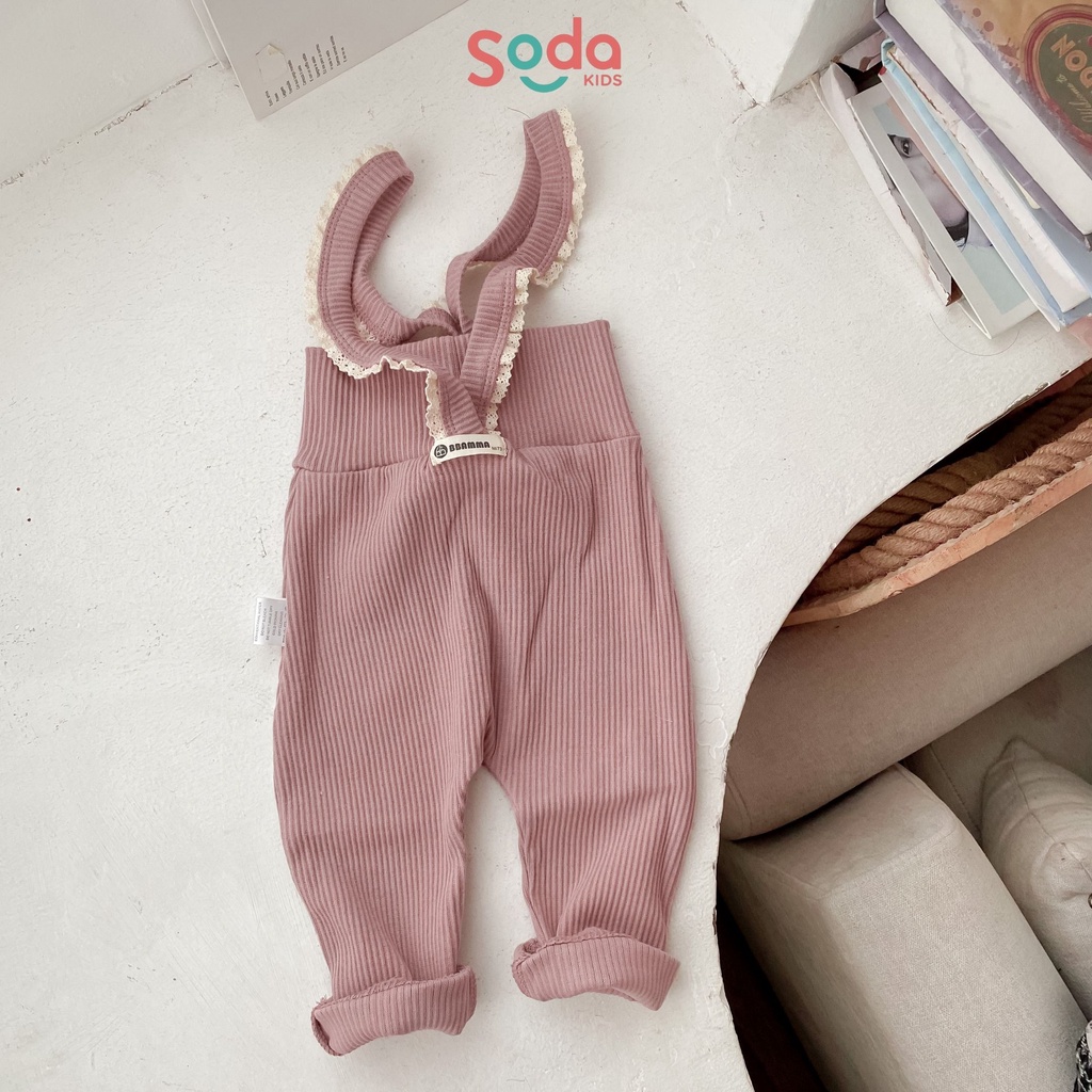 Quần yếm thun cotton co giãn (Ảnh thật)