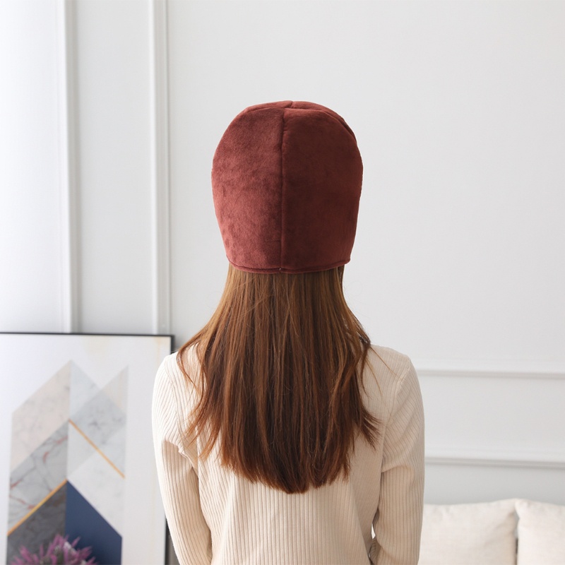 Mũ Trùm Đầu Bằng Vải Bông Mềm Mại Chống Gió Hình Sô Cô La