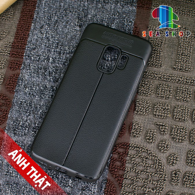 Ốp lưng Samsung Galaxy S9 vân da loại A - Nhựa dẻo