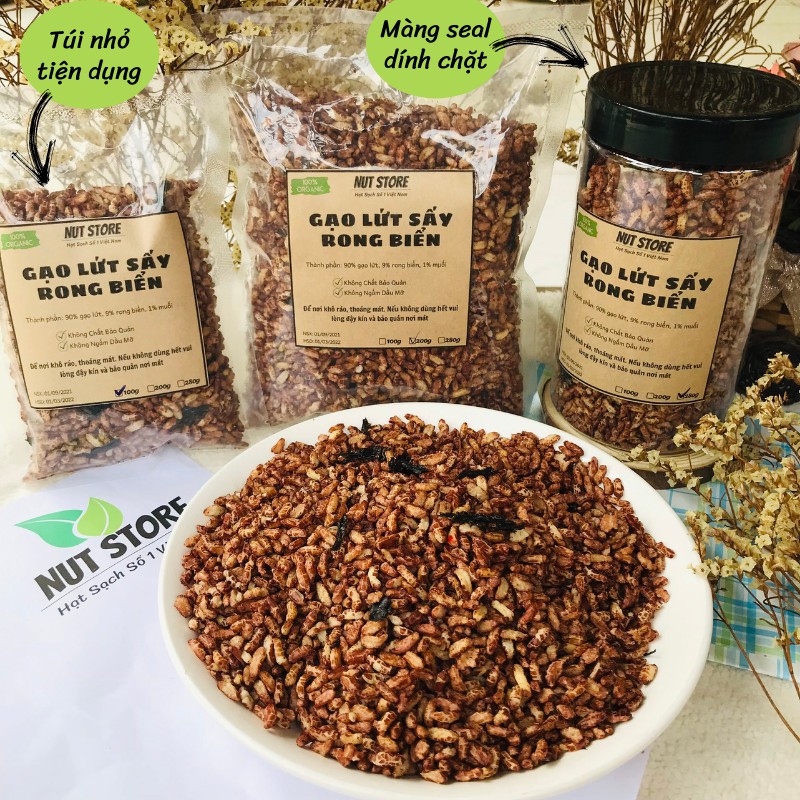 Gạo Lứt Rong Biển Nut Store 300g