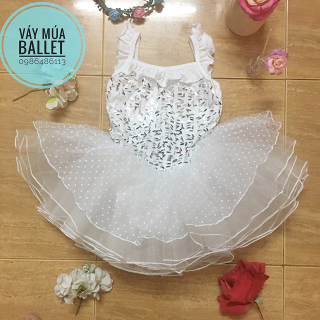 Váy múa ballet kimsa tay tiên (có sỉ từ 5c)