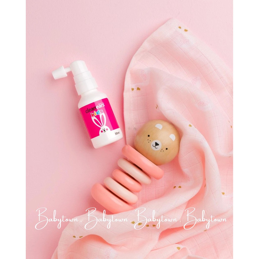 Xịt tan ráy tai cho trẻ từ 2 tháng tuổi trở lên Clean Ears Cleanears Kids lọ 30ml