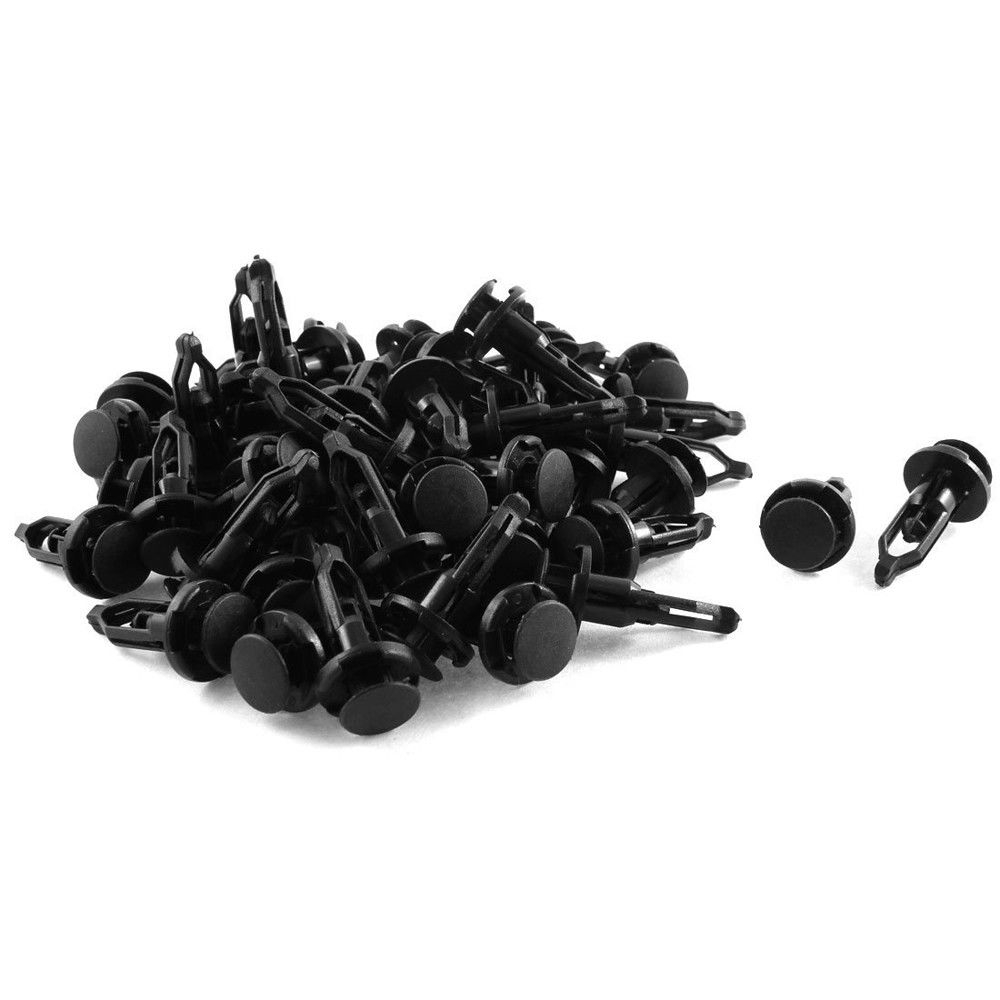 Bộ 10 cái đinh tán nhựa kẹp gắn bộ hãm xung xe hơi lỗ 9mm cho xe hơi