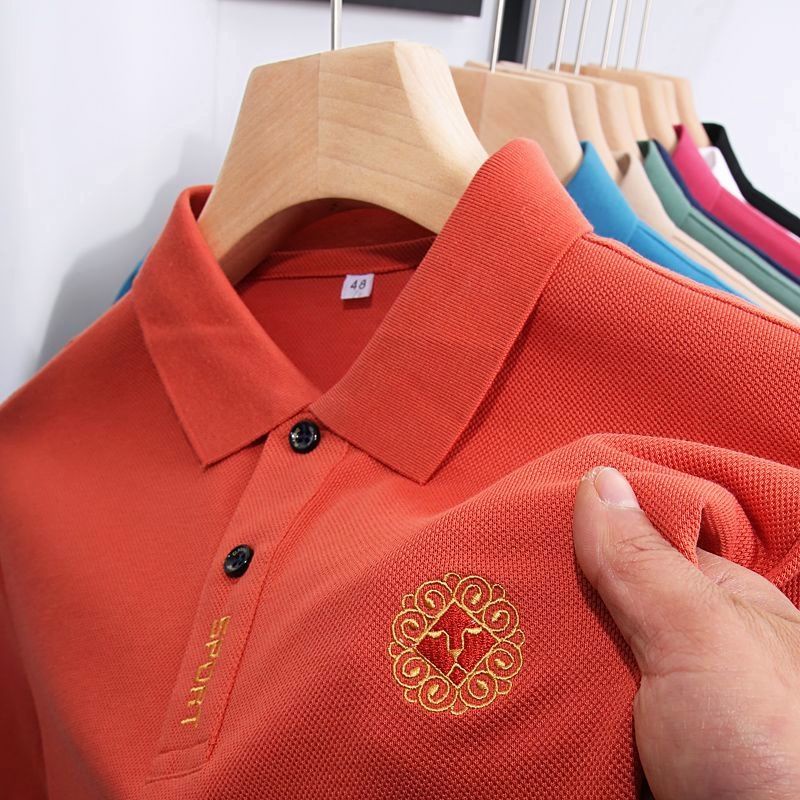 Áo polo Ngắn Tay Màu Sắc Đơn Giản Dành Cho Nam