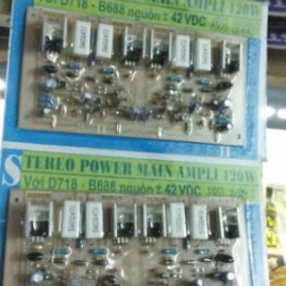 Bo mạch công suất chạy 4 sò 120w