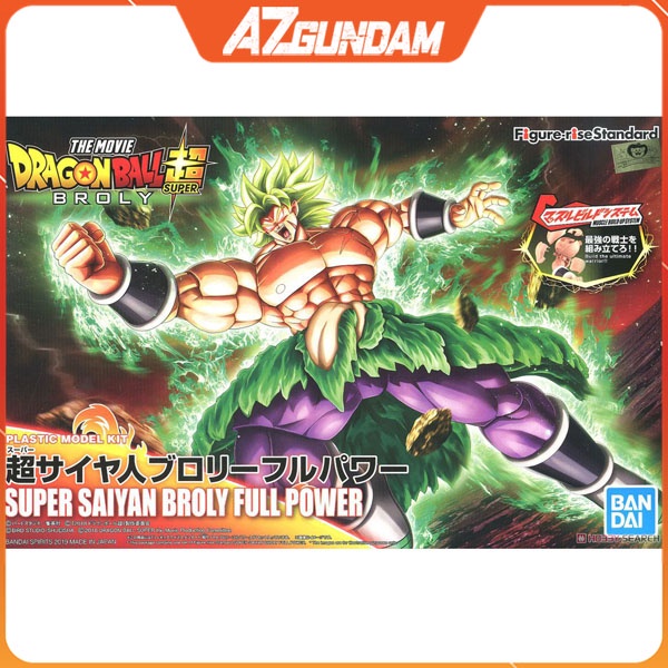 Mô Hình Lắp Ráp Figure-rise Standard Super Saiyan Broly Full Power Series Dragon Ball Tỉ Lệ 1/12