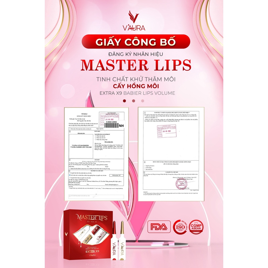[Chính hãng] Tinh chất khử thâm cấy hồng môi Vaura Babier Lips Volume Extra X9 - 89385318030171