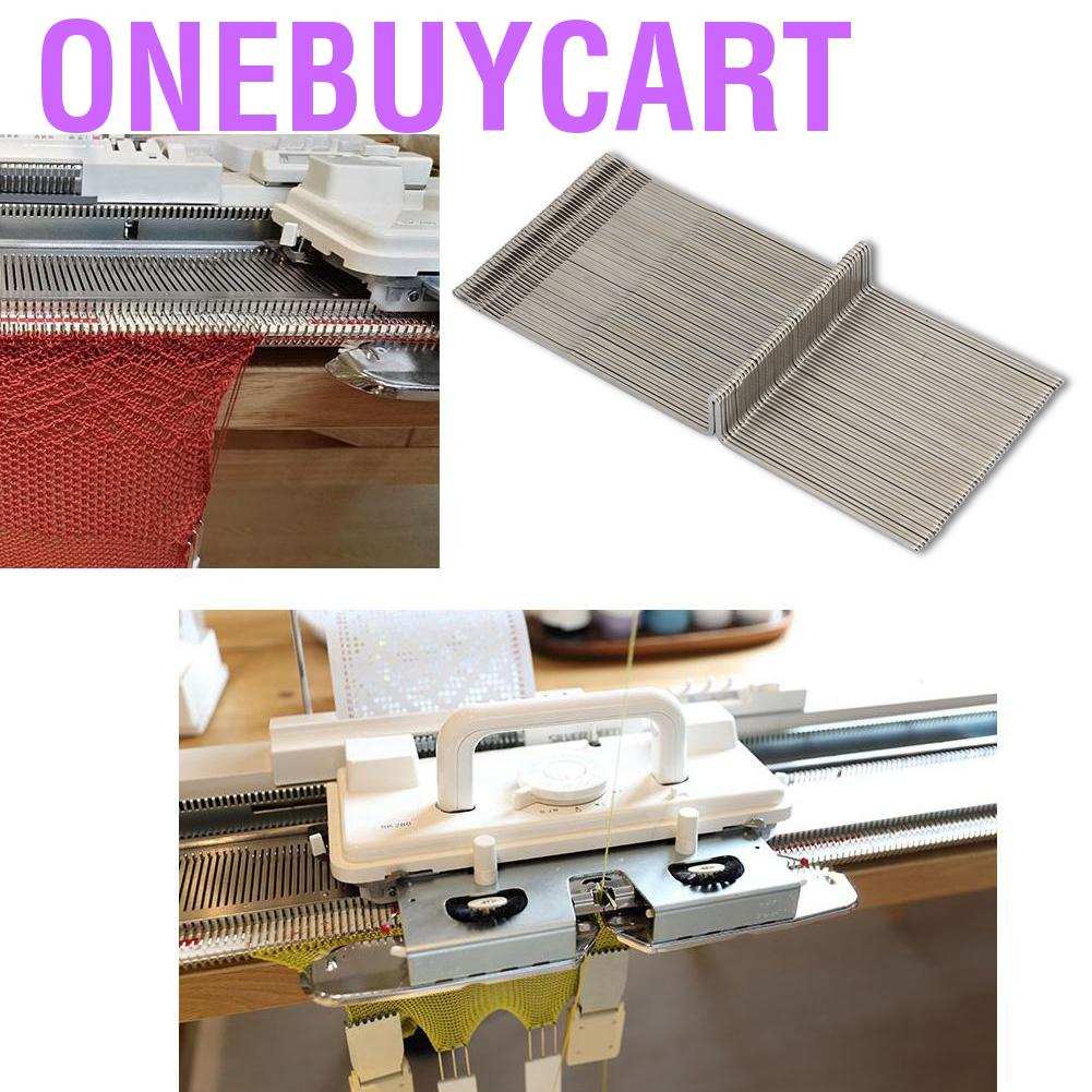 Onebuycart Knitting Machine Accessory  13.8cm / 5.43in 50 Pcs High Hardness Steel Material for SK840 SK325 SK360 SK218 SK280 SK580