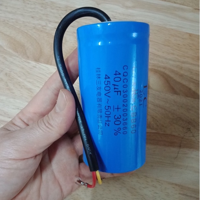 Tụ điện khởi động động cơ xoay chiều 40uF
