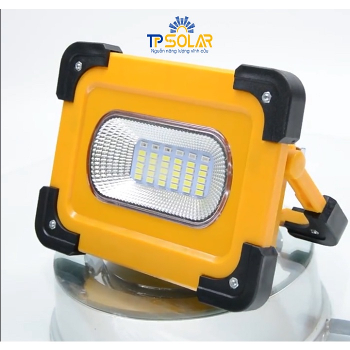 Đèn Đa Năng Cầm Tay Năng Lượng Mặt Trời TP Solar TP-X30 Công Suất 30W Sạc Pin Điện Thoại, Tiện Lợi