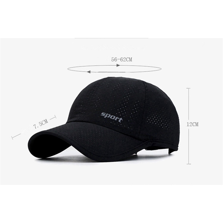 Breathable mesh sport cap with trendy dynamic style