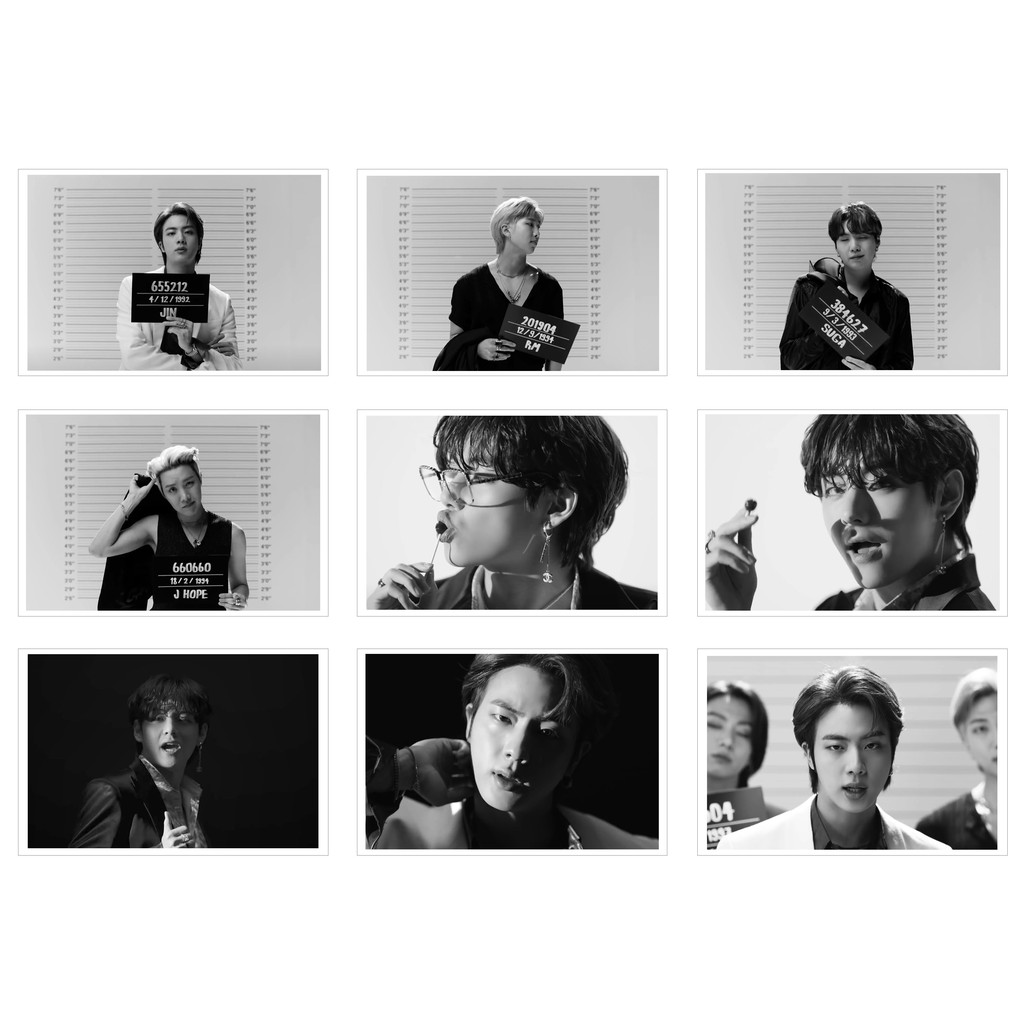 [Ép Lụa] Lomo Card 63 Ảnh BTS - BUTTER