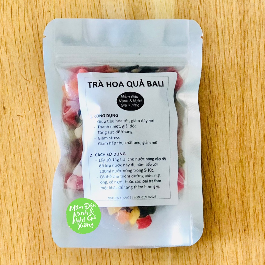 Trà hoa quả Bali loại ngon sạch bổ dưỡng hỗ trợ giảm cân đẹp da 100gr