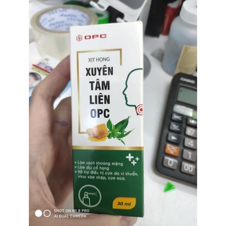 Xịt họng xuyên tâm liên opc 30ml