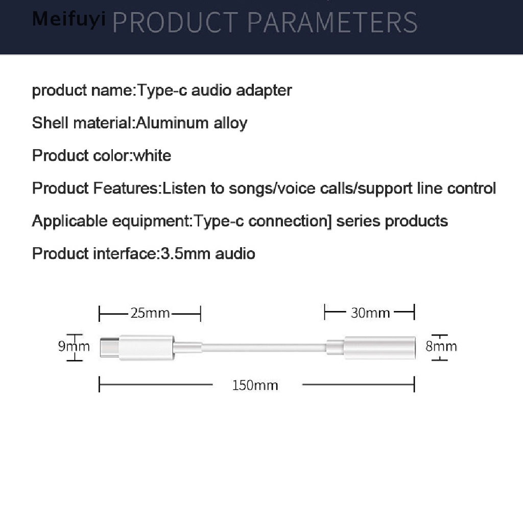 Cáp chuyển đổi âm thanh từ USB Type C 3.5 sang 3.5mm AUX VN439