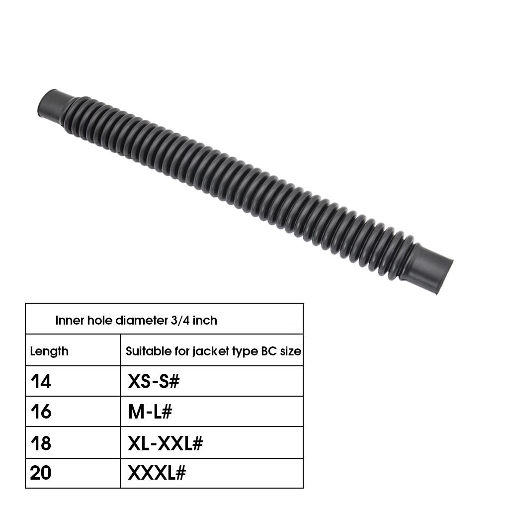 Ống Cao Su Mềm Bơm Hơi Chống Ăn Mòn Thay Thế Chuyên Dụng Cho Ống Thở Lặn