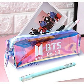 Túi bút hologram BTS đầy màu sắc