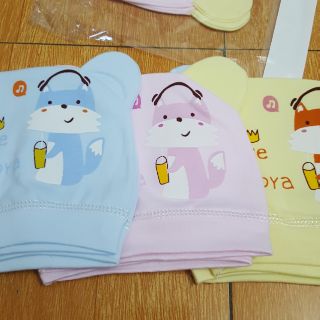 Set mũ nón cotton cho bé sơ sinh, Mũ cotton sơ sinh