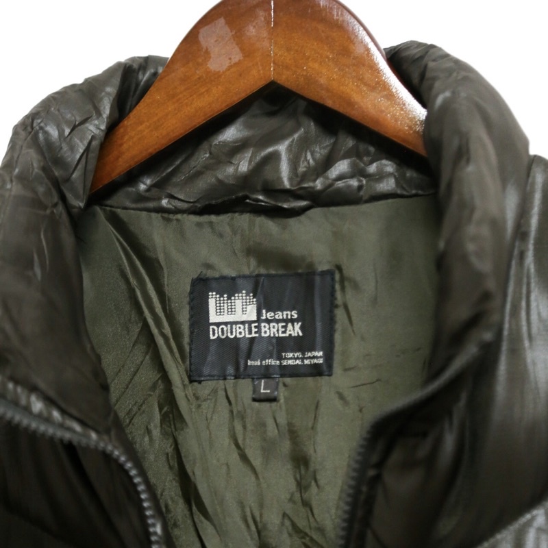 Áo puffer jacket nâu