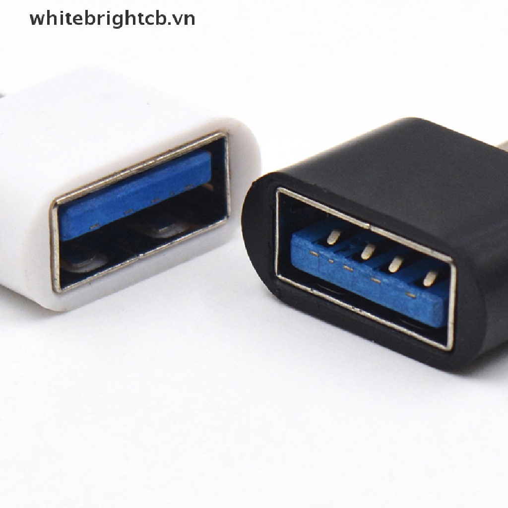 Set 2 Đầu Chuyển Đổi Cổng USB Type C Sang Cổng USB 2.0 OTG Cho Điện Thoại