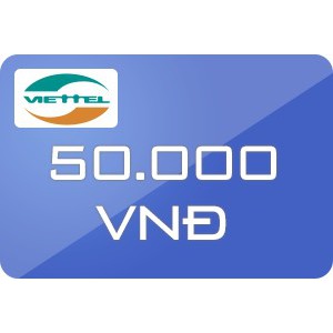 Thẻ cào Viettel 50k