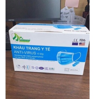 KHẨU TRANG Y TẾ antivirus 4 Lớp kháng khuẩn