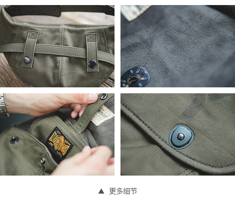 MADEN Túi Xách Nam In Chữ N1 Phong Cách Retro Cá Tính